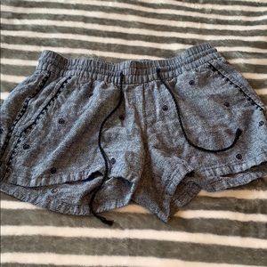 super stretchy blue shorts